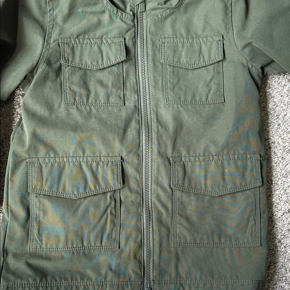 Old Navy Kids Olive Hooded Windbreaker - Raincoat‎